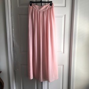 Pink Maxi skirt, high waisted size M